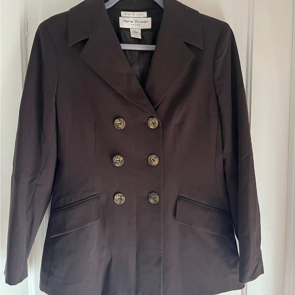 Rena Rowan brown jacket size 8P